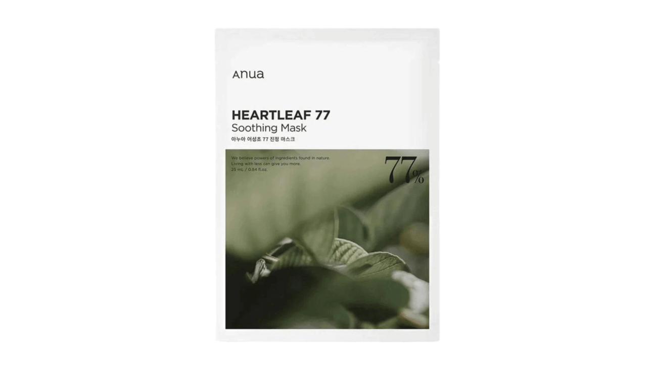 ANUA Heartleaf 77% Soothing Sheet Mask 25ml - Holistica