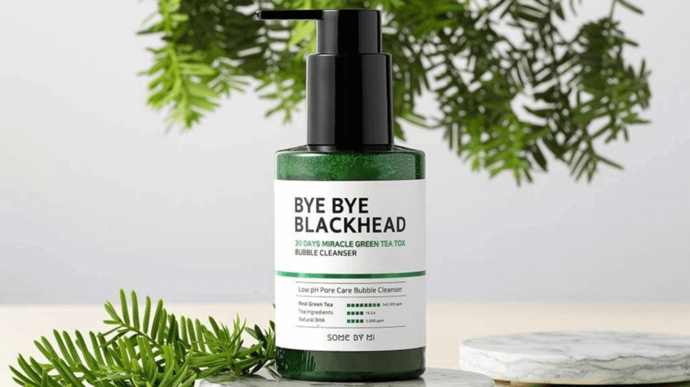 Some By Mi Bye Bye Blackhead 30Days Miracle Green Tea Tox Bubble Cleanser 120g - Holistica Beauty