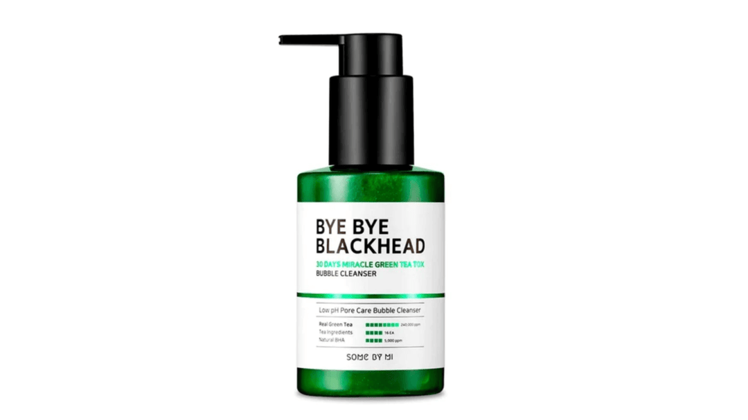 Some By Mi Bye Bye Blackhead 30Days Miracle Green Tea Tox Bubble Cleanser 120g - Holistica Beauty